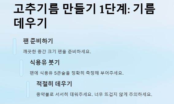 백종원 고추기름 만들기(초간단&amp;#44;일반버전&amp;#44;활용법 및 보관법)