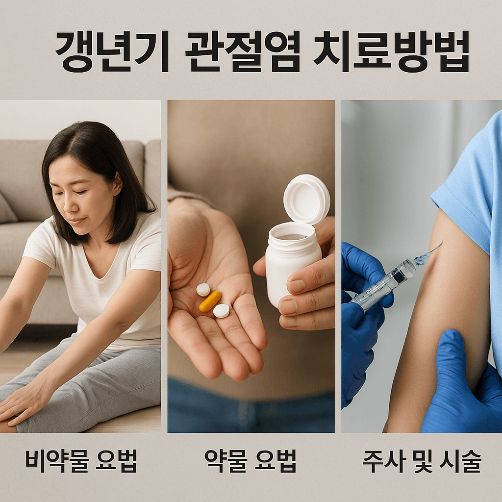 갱년기 관절염 증상 원인 치료법