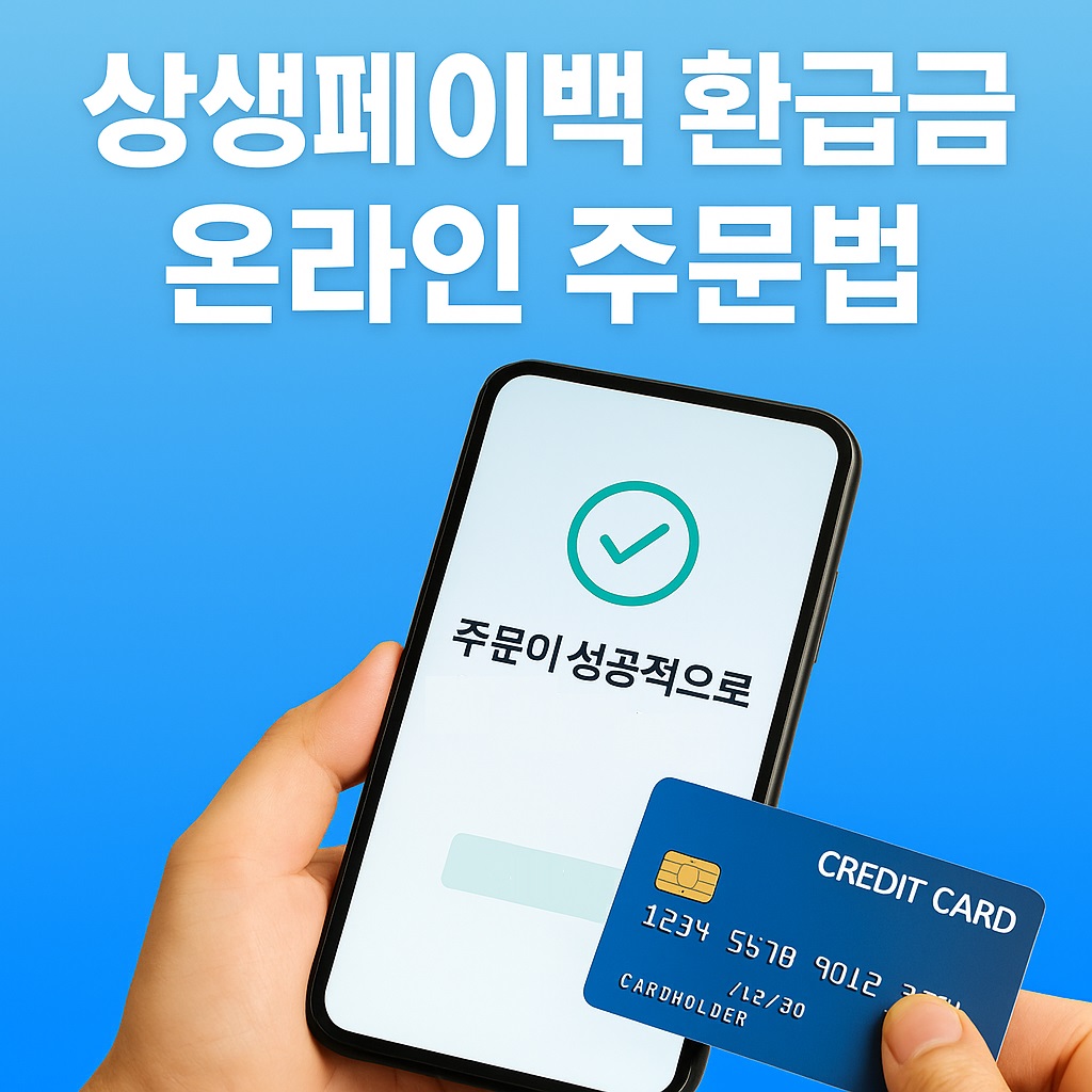 상생페이백 환급금 온라인 주문법