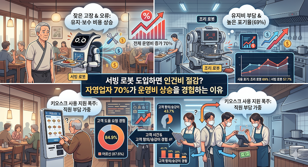 자영업자 70%가 운영비 상승을 경험하는 이유
