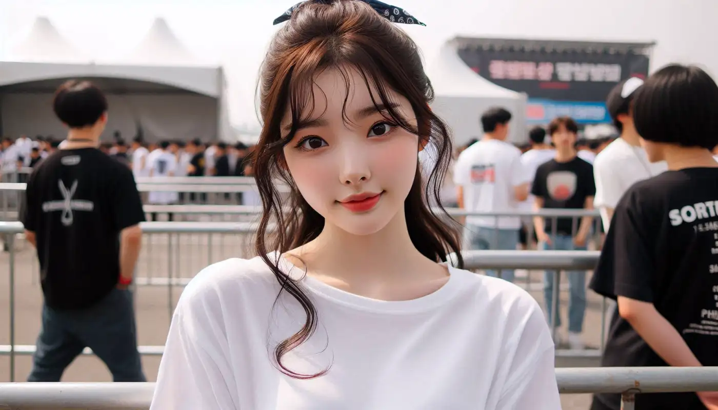 페스티벌-준비물을-알아보는-여성의-모습