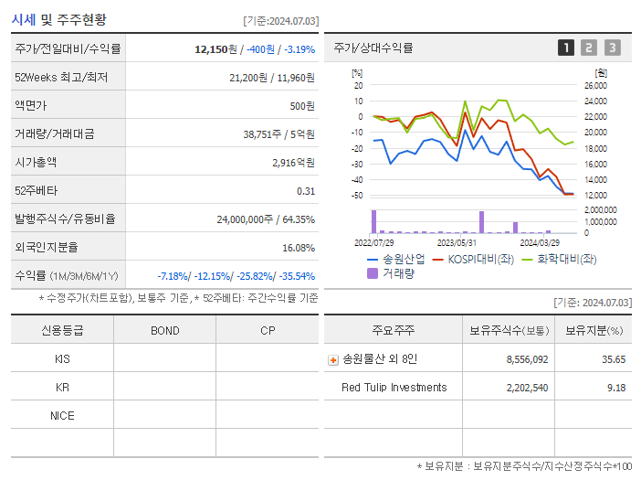 송원산업_기업개요