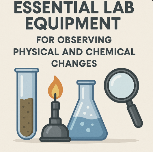 물리적 변화와 화학적 변화를 관찰하기 위한 필수 실험 도구 안내