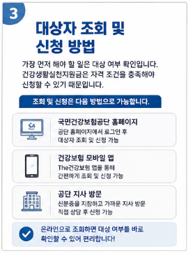 건강생활실천지원금 대상자 조회 방법, 걷기만 해도 포인트 받는 정부 지원제도3