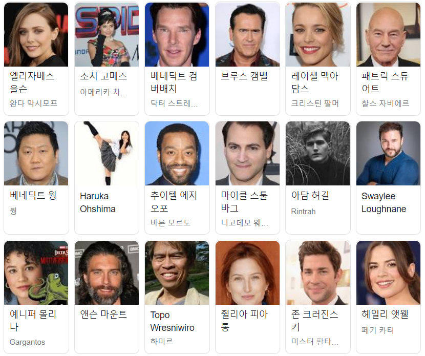 닥터 스트레인지2 등장인물