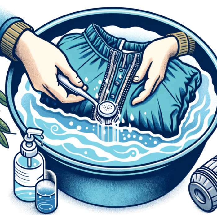 바람막이 손세탁 가이드