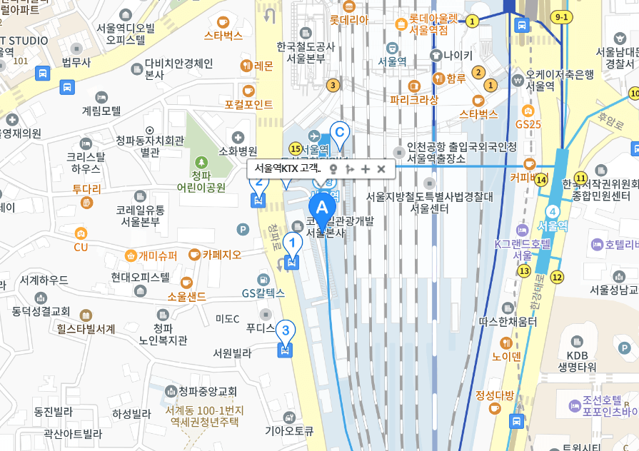 서울역 KTX 주차장 서울역 주차요금 서울역 주변 주차장
