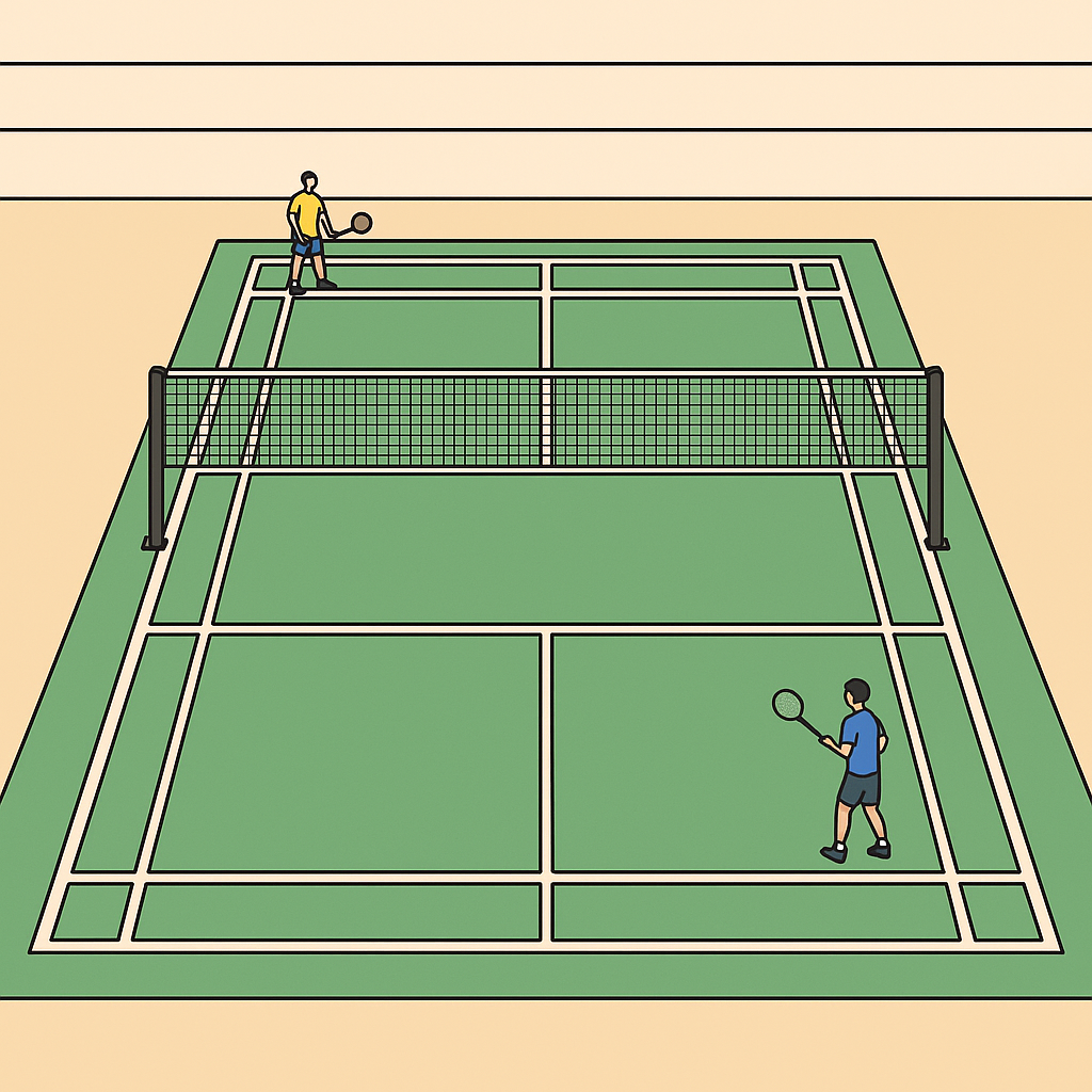 배드민턴 코트 이미지