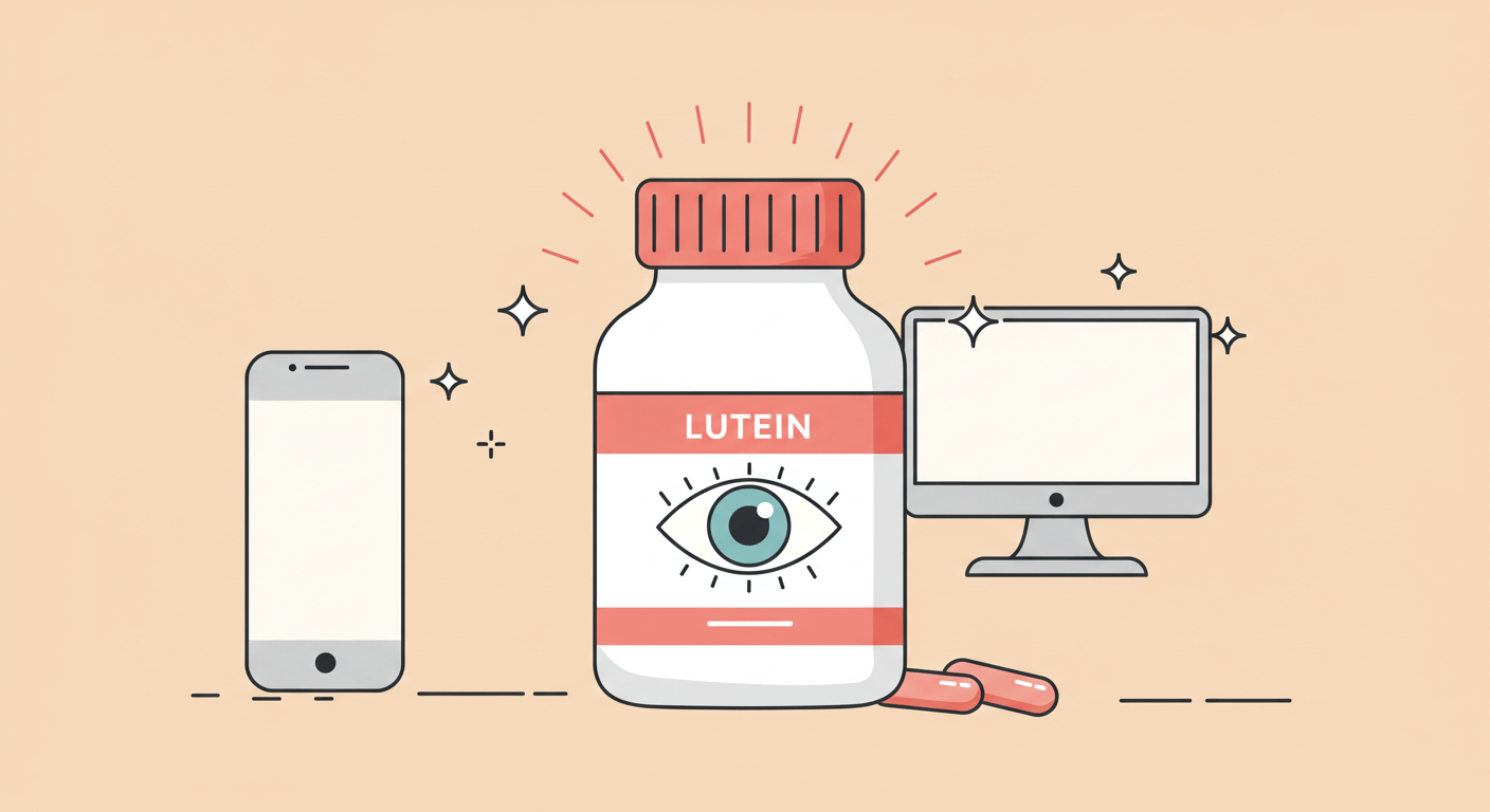 루테인 – 시력 건강 중심, 50대 이상 부모님에게 인기