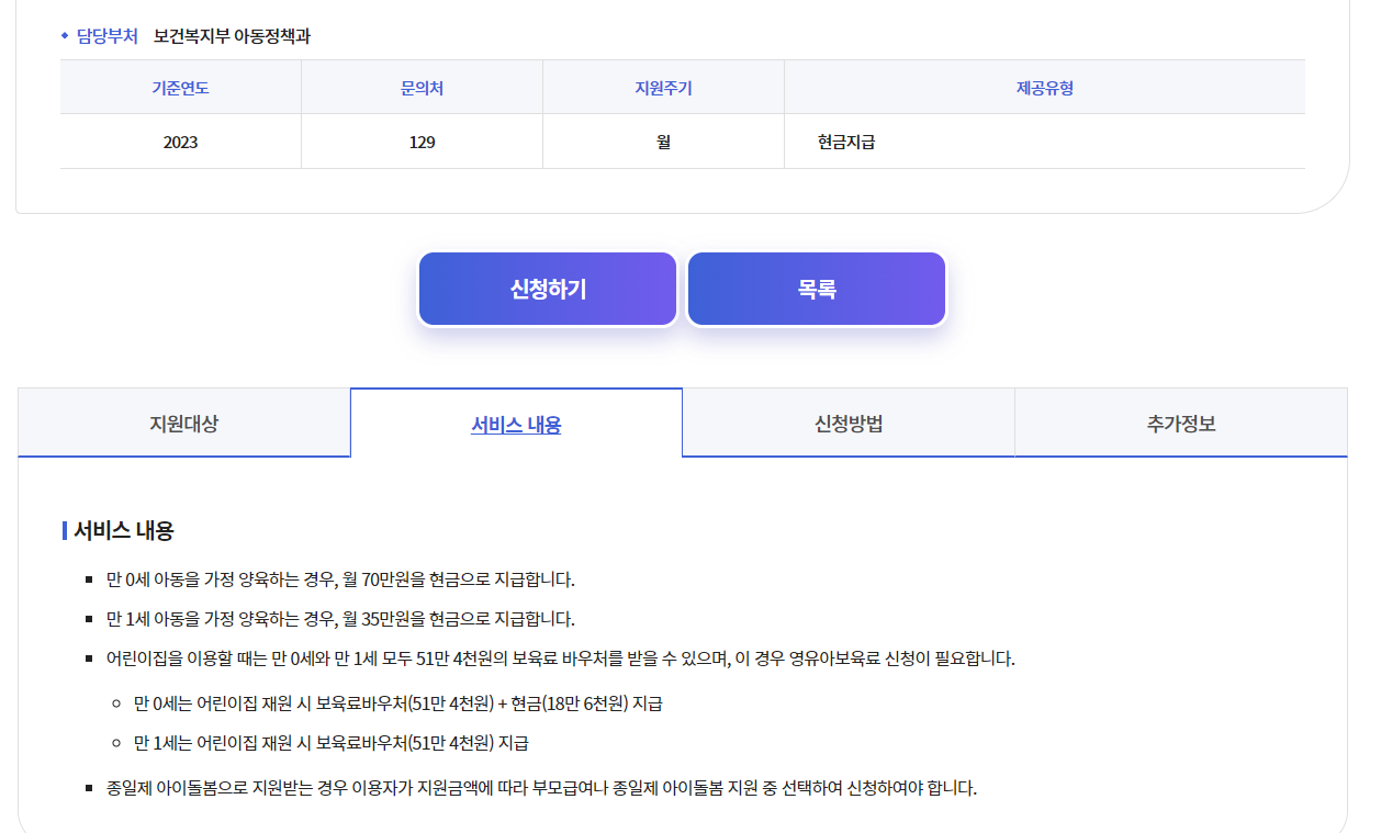 부모급여-신청방법-복지로-홈페이지