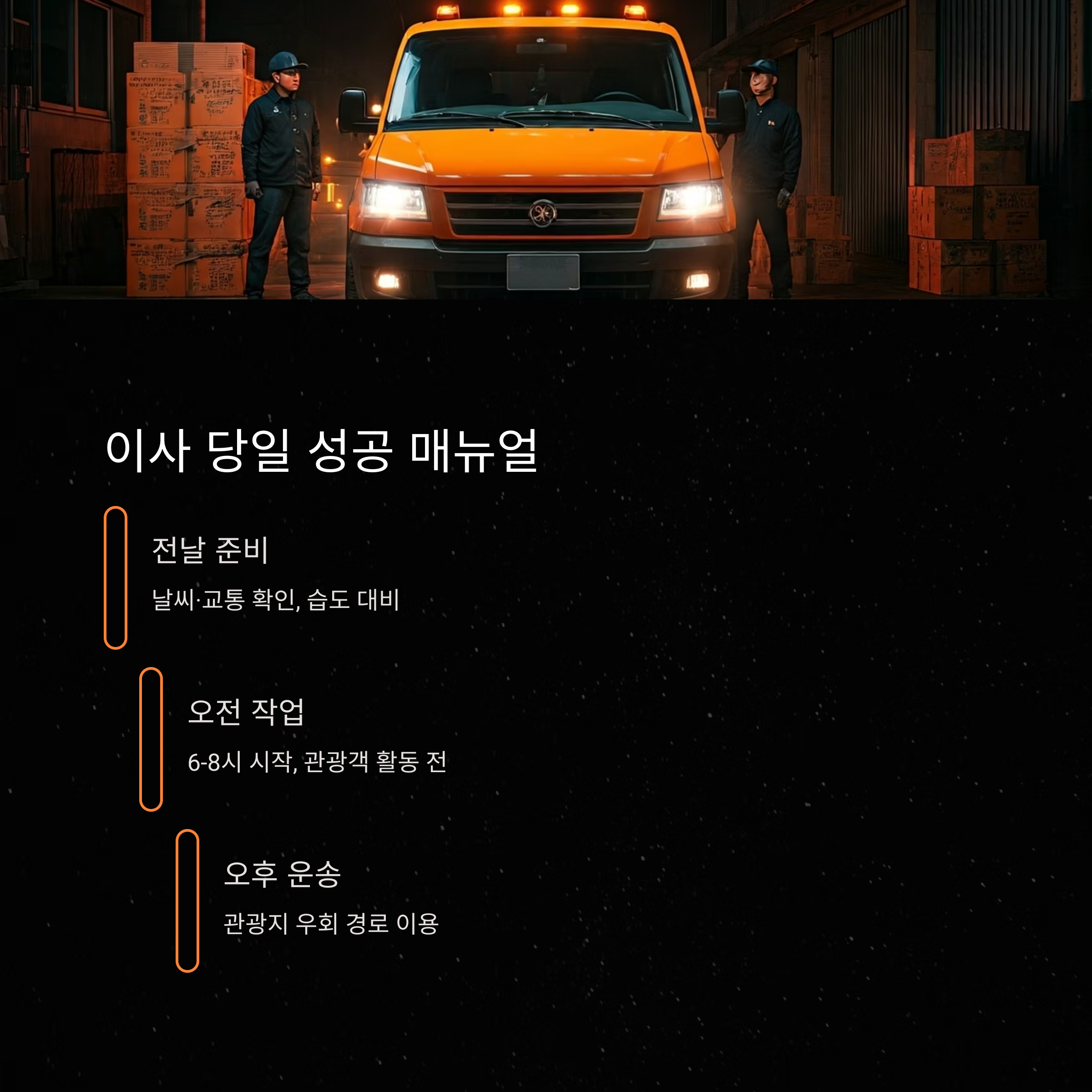 서귀포 이삿짐센터 이사 당일 준비