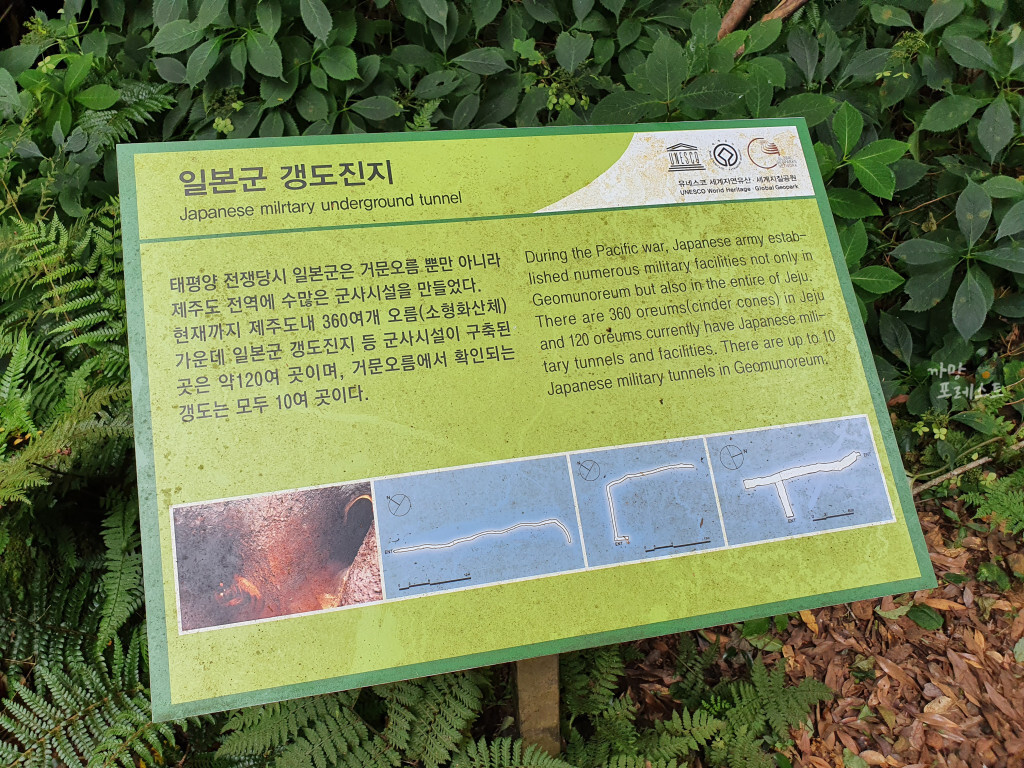 거문오름 일본군 갱도 진지