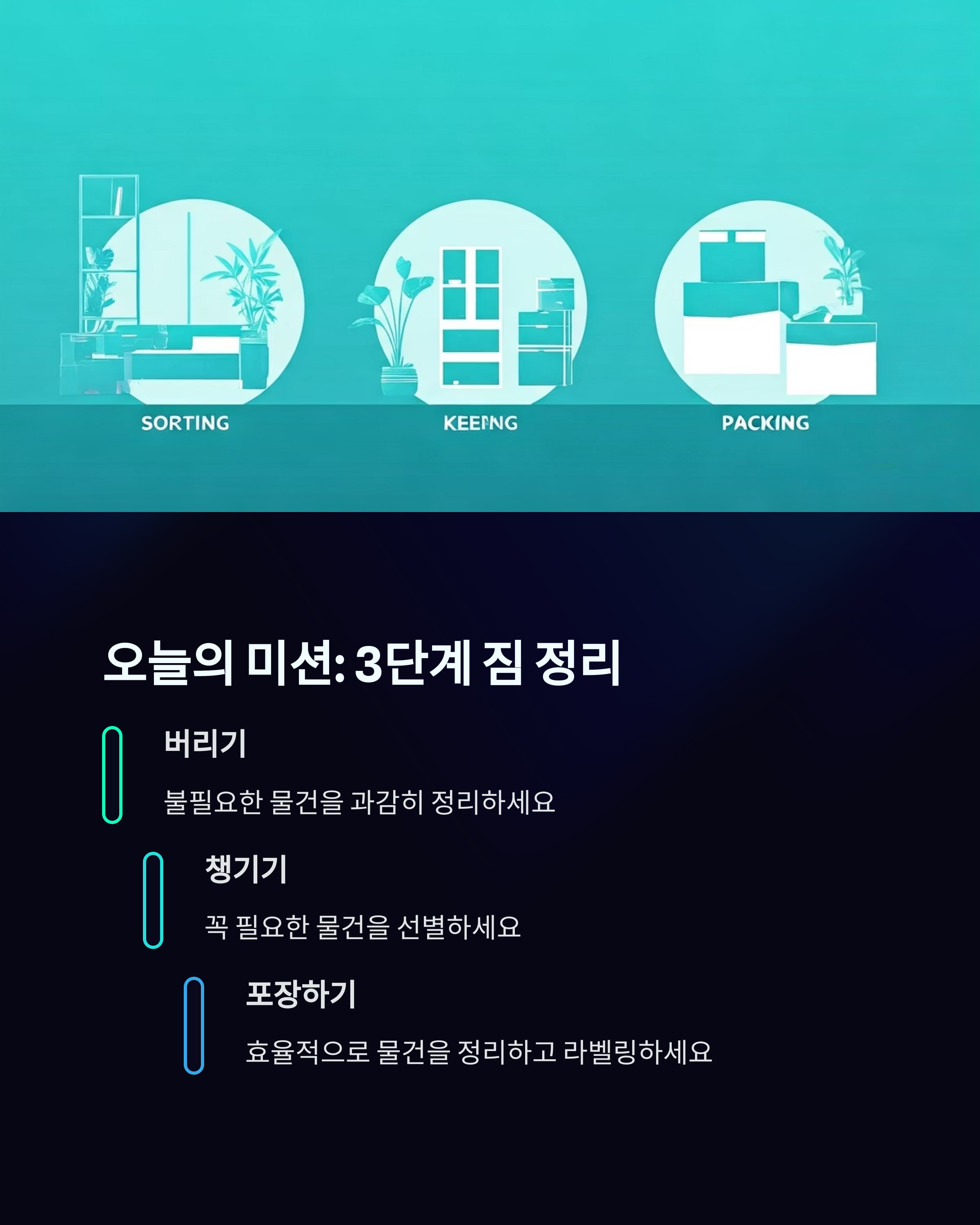 버리기위한 과감한 선택을 위한 3가지