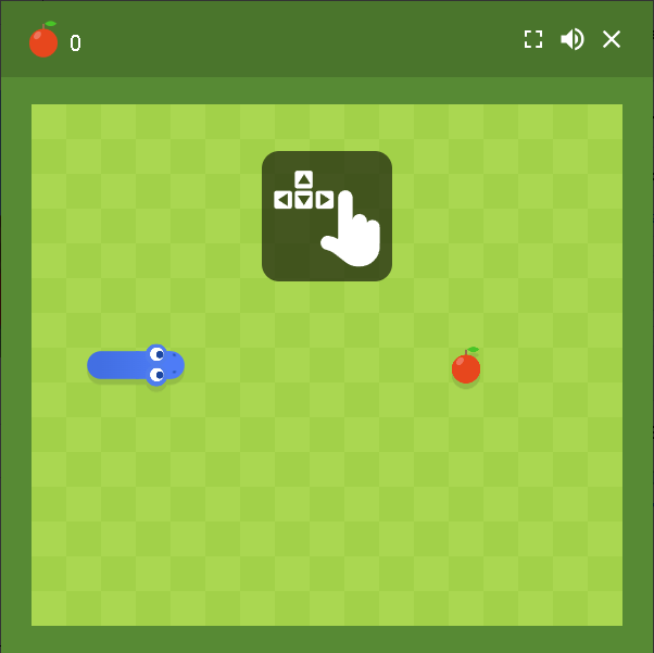 구글 스네이크 게임