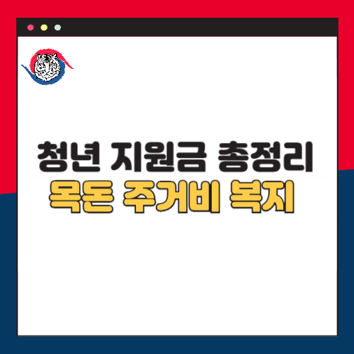 2025 청년 지원금 총정리: 목돈 만들기 주거비 절감 복지 혜택 신청방법