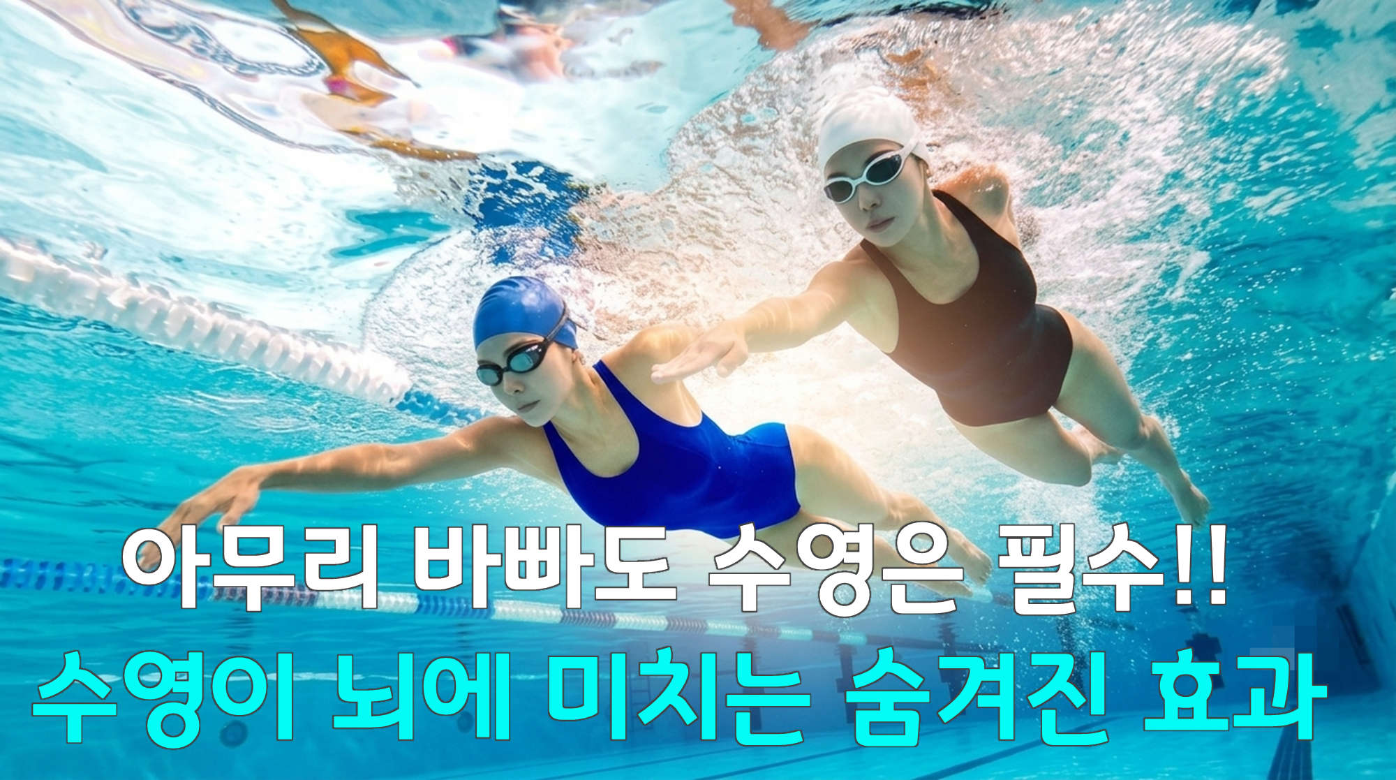 수영이 뇌에 미치는 숨겨진 효과 (피로회복, 편도체 안정화, 수면)