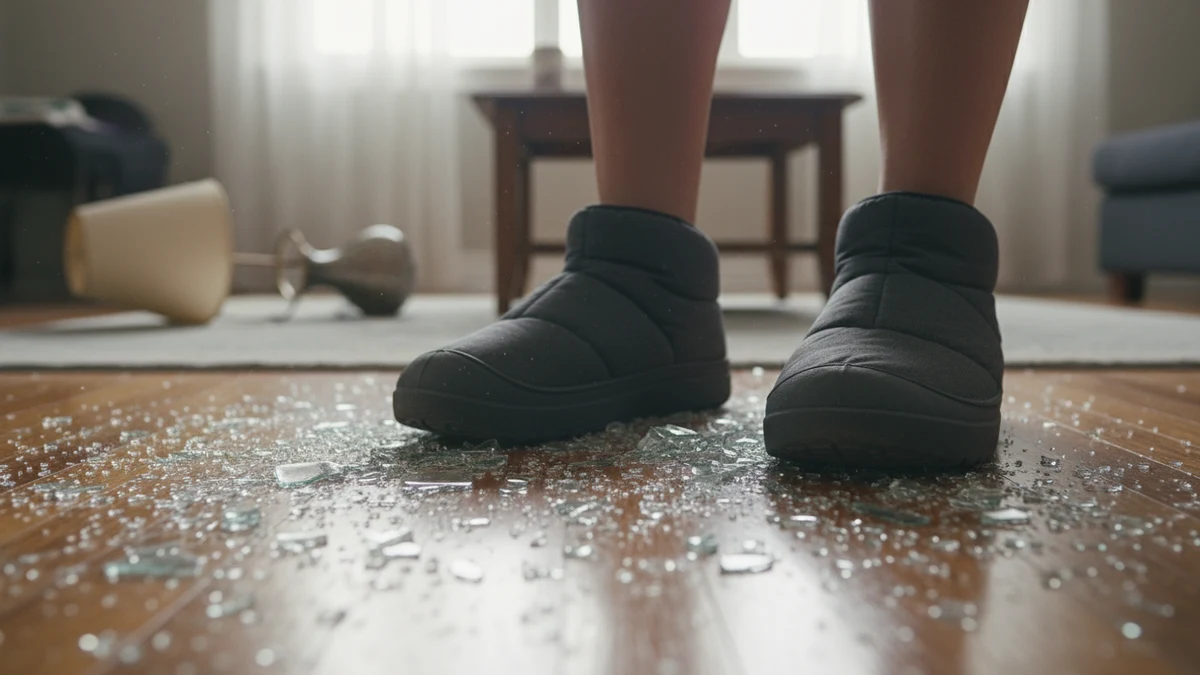 유리컵깨졌을때