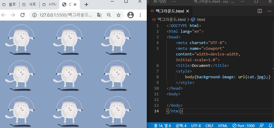 background-image 사용 예시