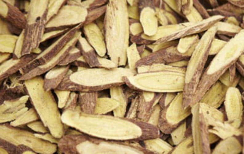 감초 뿌리 말린 것