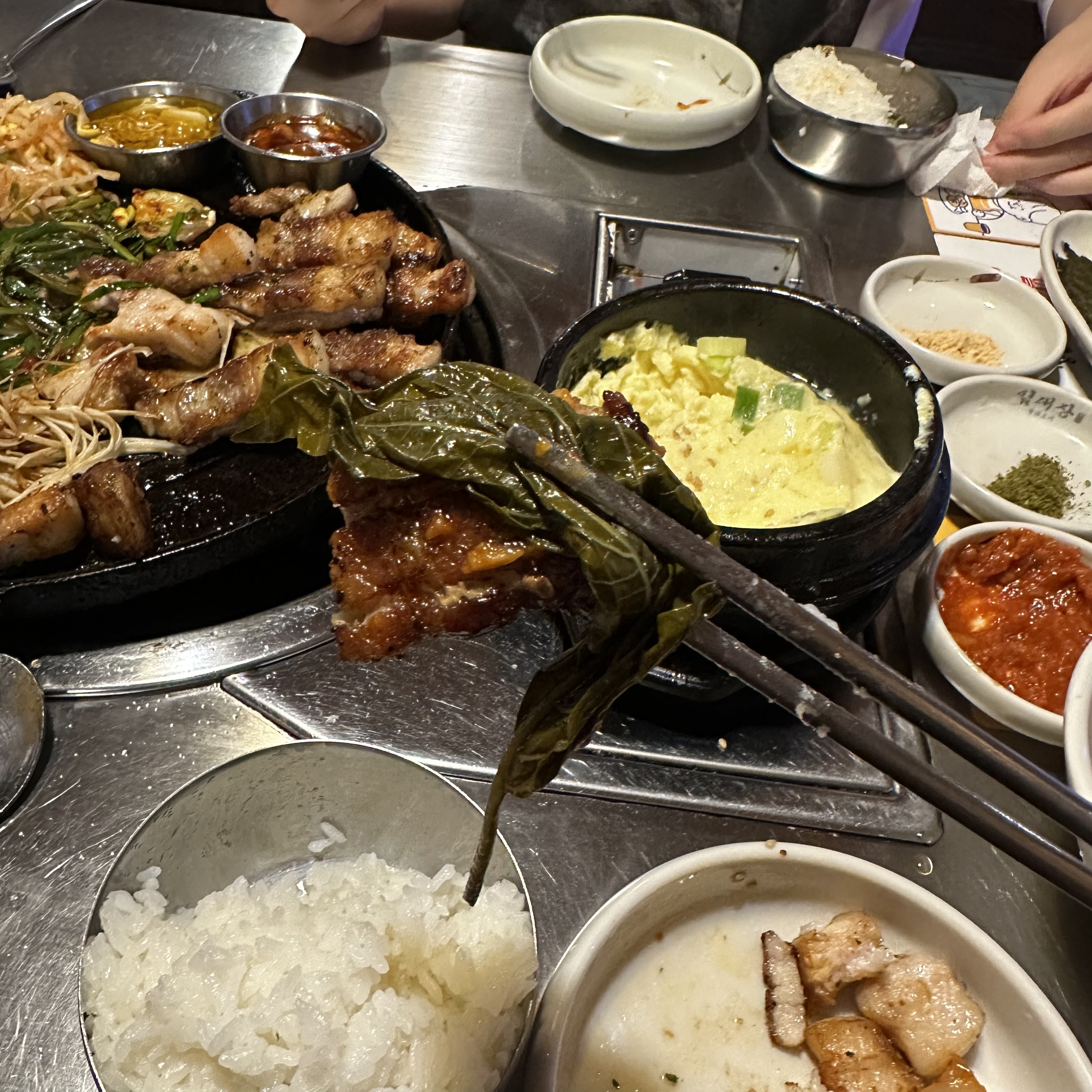 동남지구 임대장 김치 꺳잎