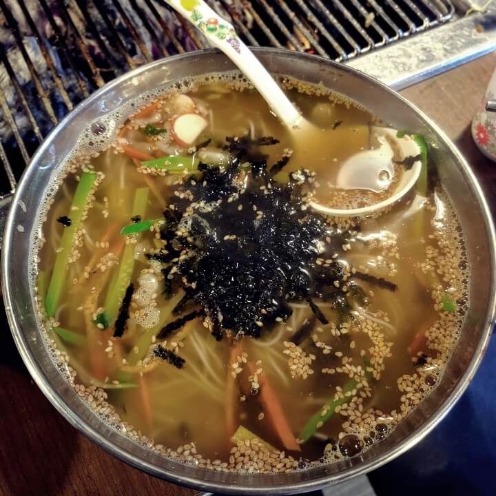 김치말이국수