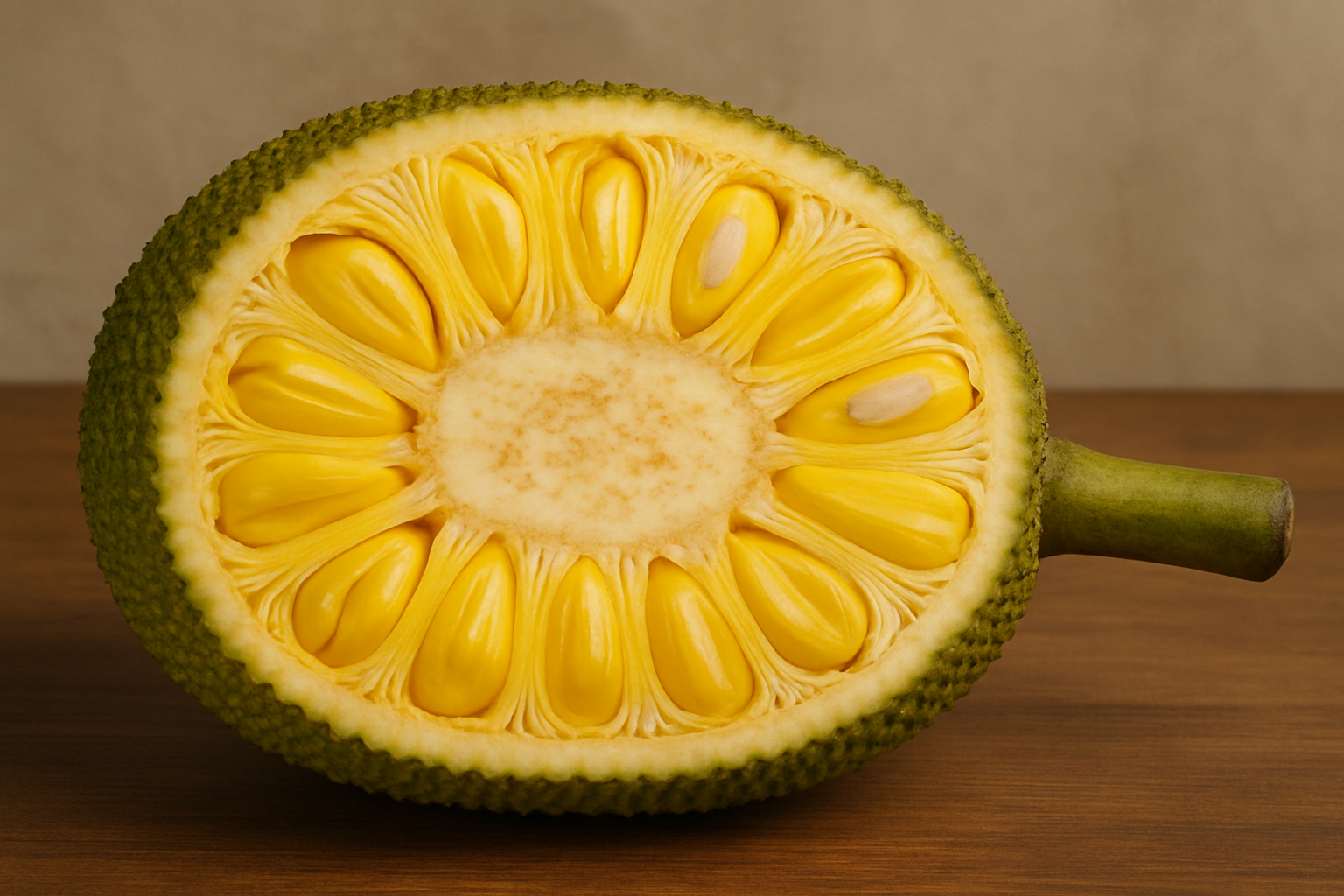 잭푸르트 속의 모습