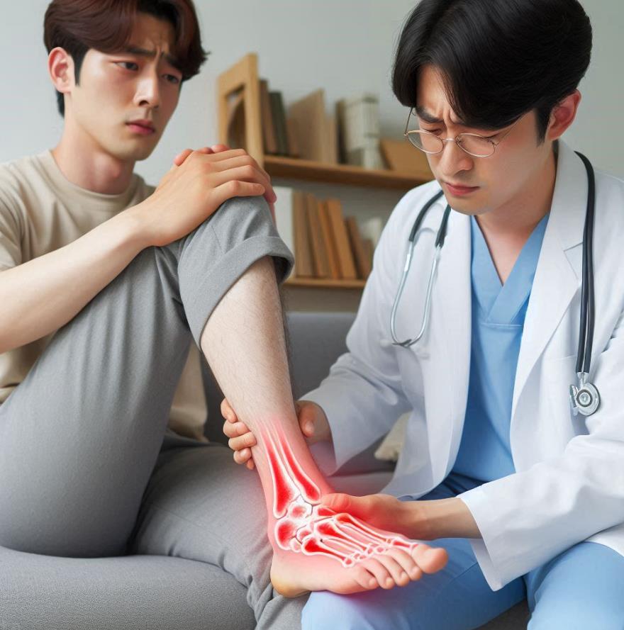 발등이 붓는 이유는 이것 때문