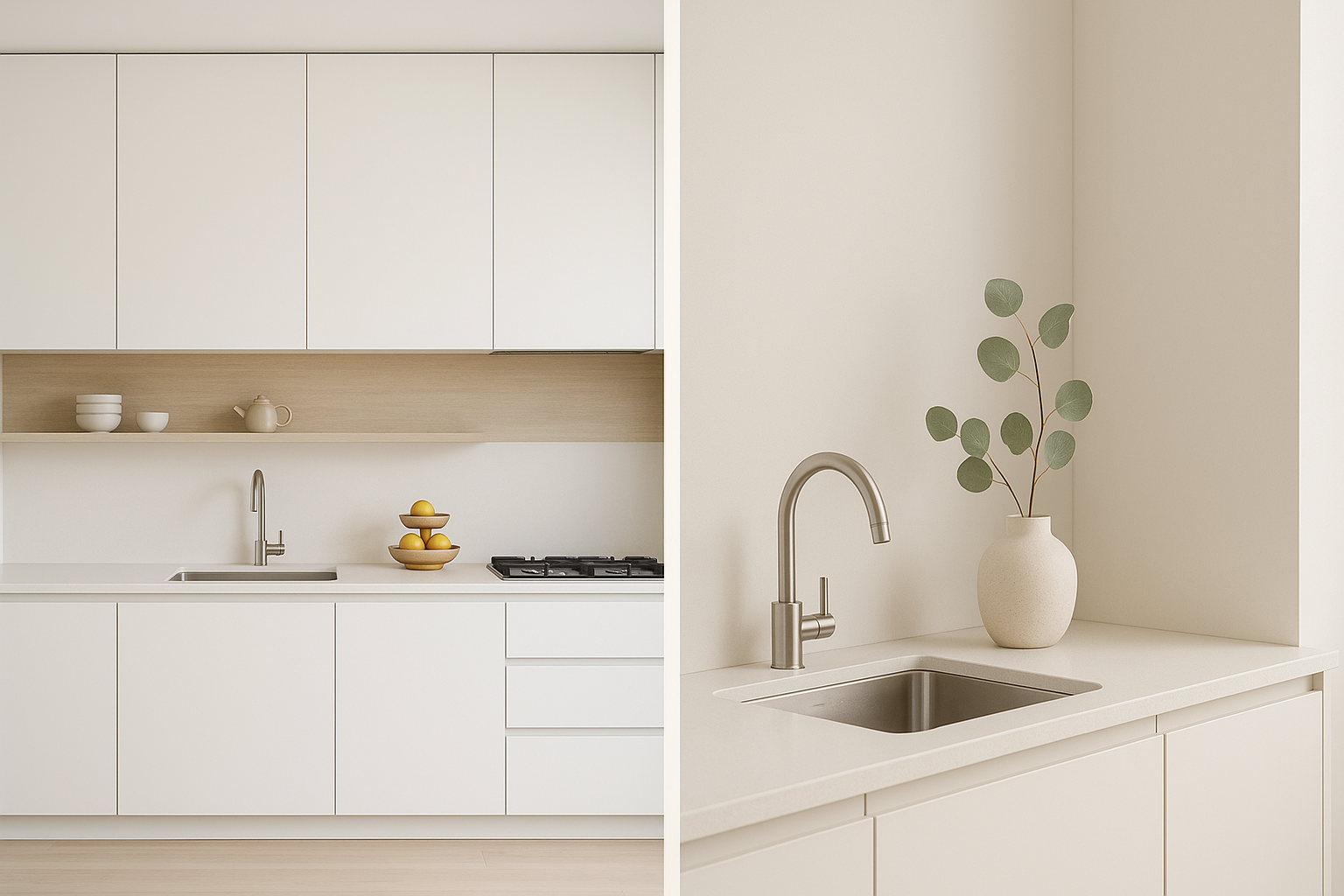 미니멀 주방 정돈