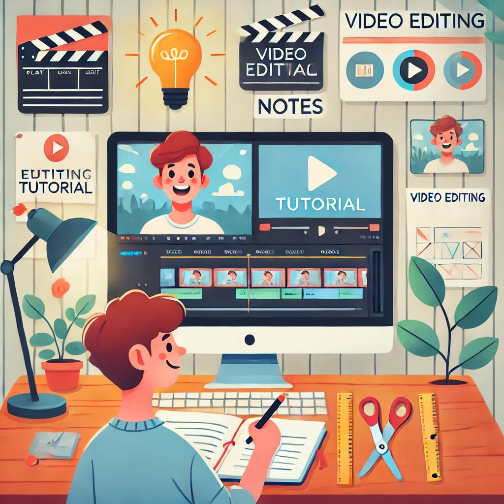 영상편집 입문자 AI 이미지