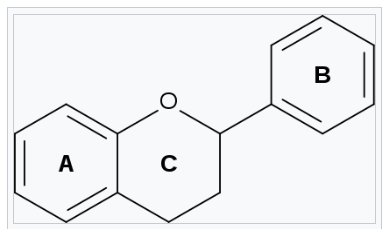 플라보노이드 기본 분자구조