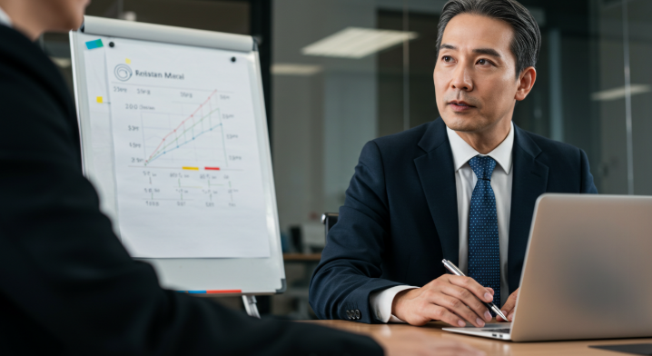 비즈니스 미팅의 카리스마