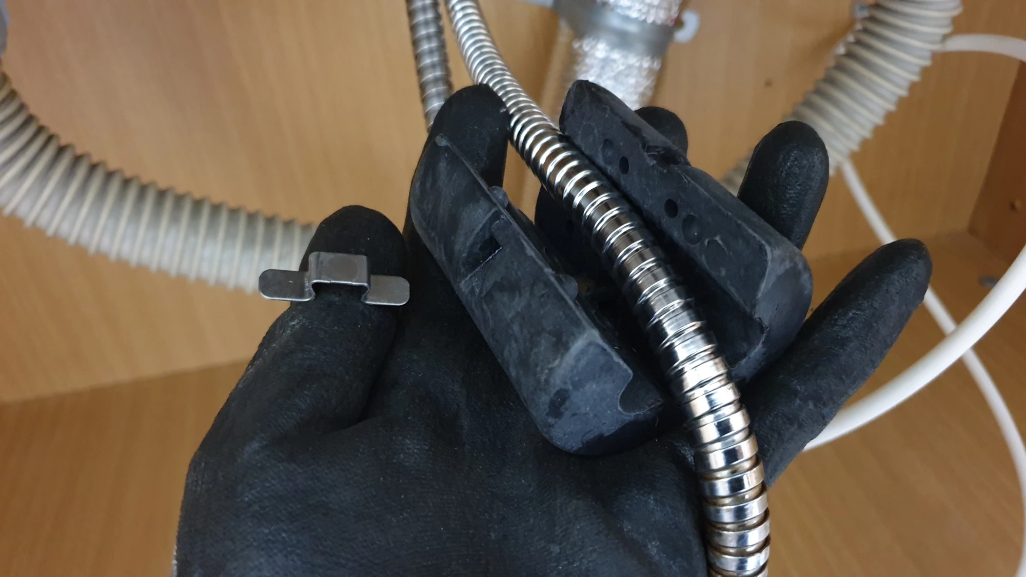 무게추 분리 모습