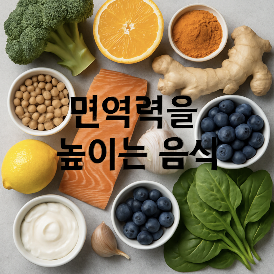 감기 걱정 없는 하루를 위한 면역력 높이는 음식 10가지