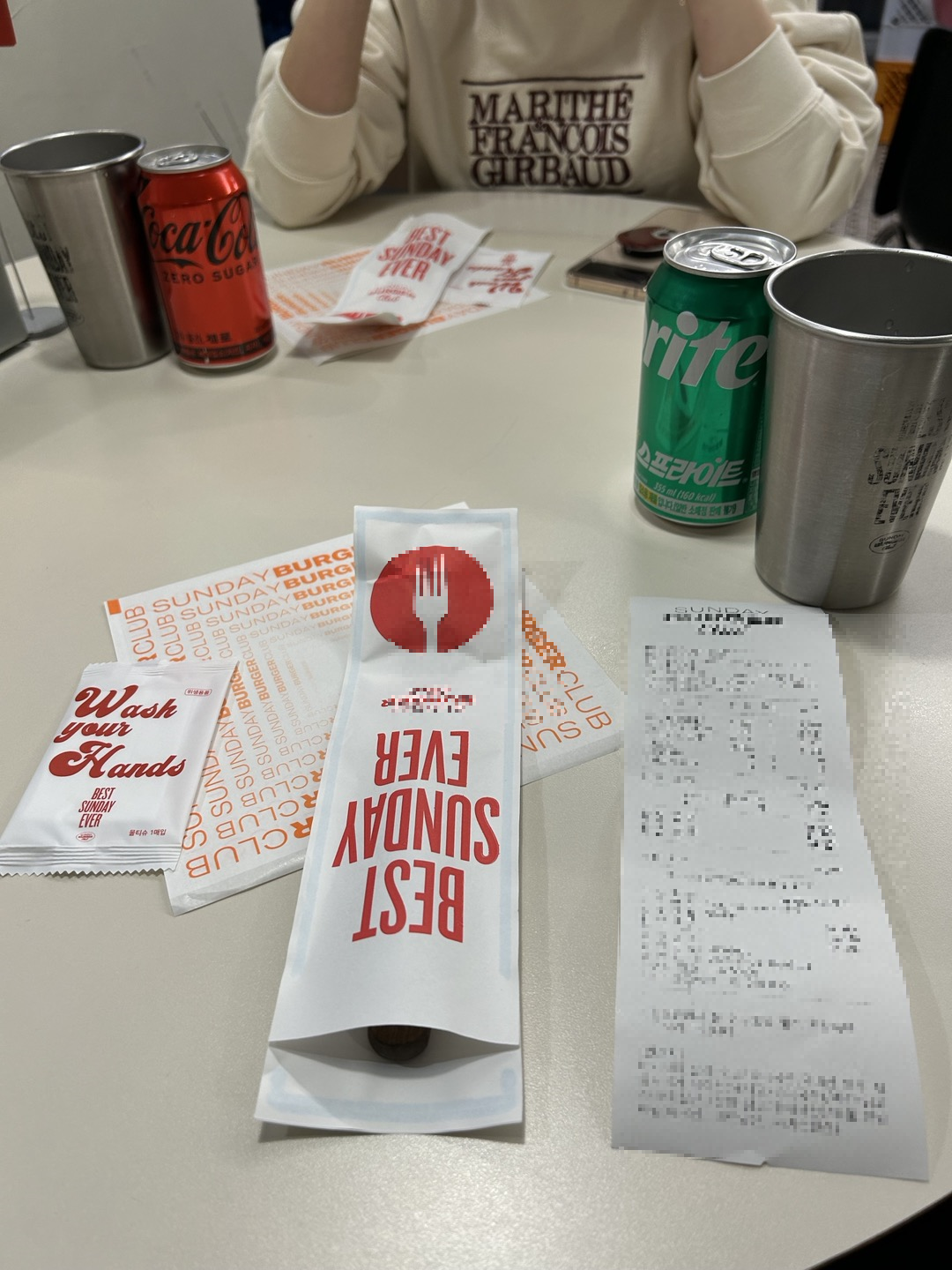 선데이 버거 클럽 도구 세팅