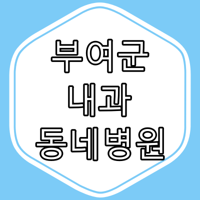 부여군 내과 전문의 진료 하는 동네 병원