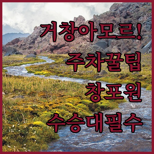 거창 여행 숙소 아모르모텔 주차 공간..