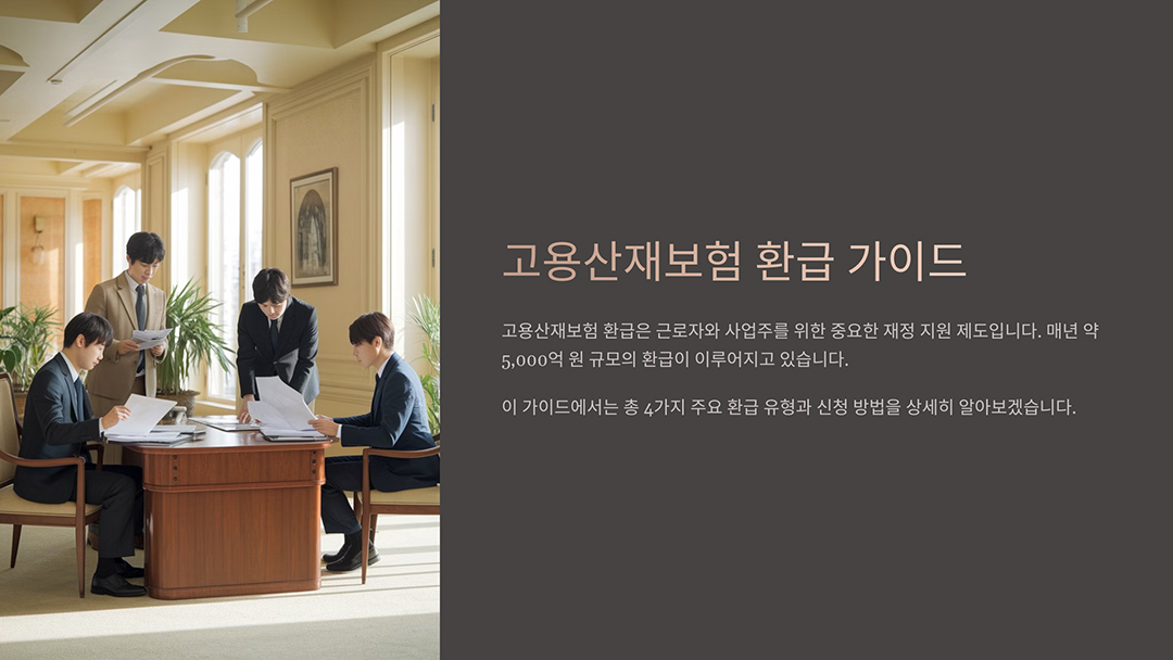 고용산재보험 환급 방법