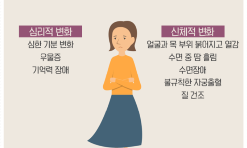 갱년기 이미지