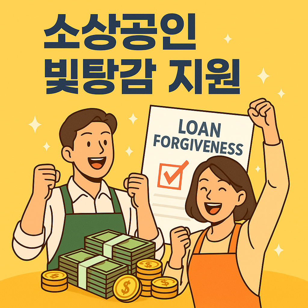 소상공인 빚 탕감 지원 정책