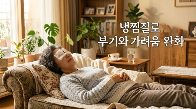 결막염 집에서 냉찜질 완화 방법