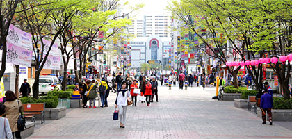 산본로데오거리 모습