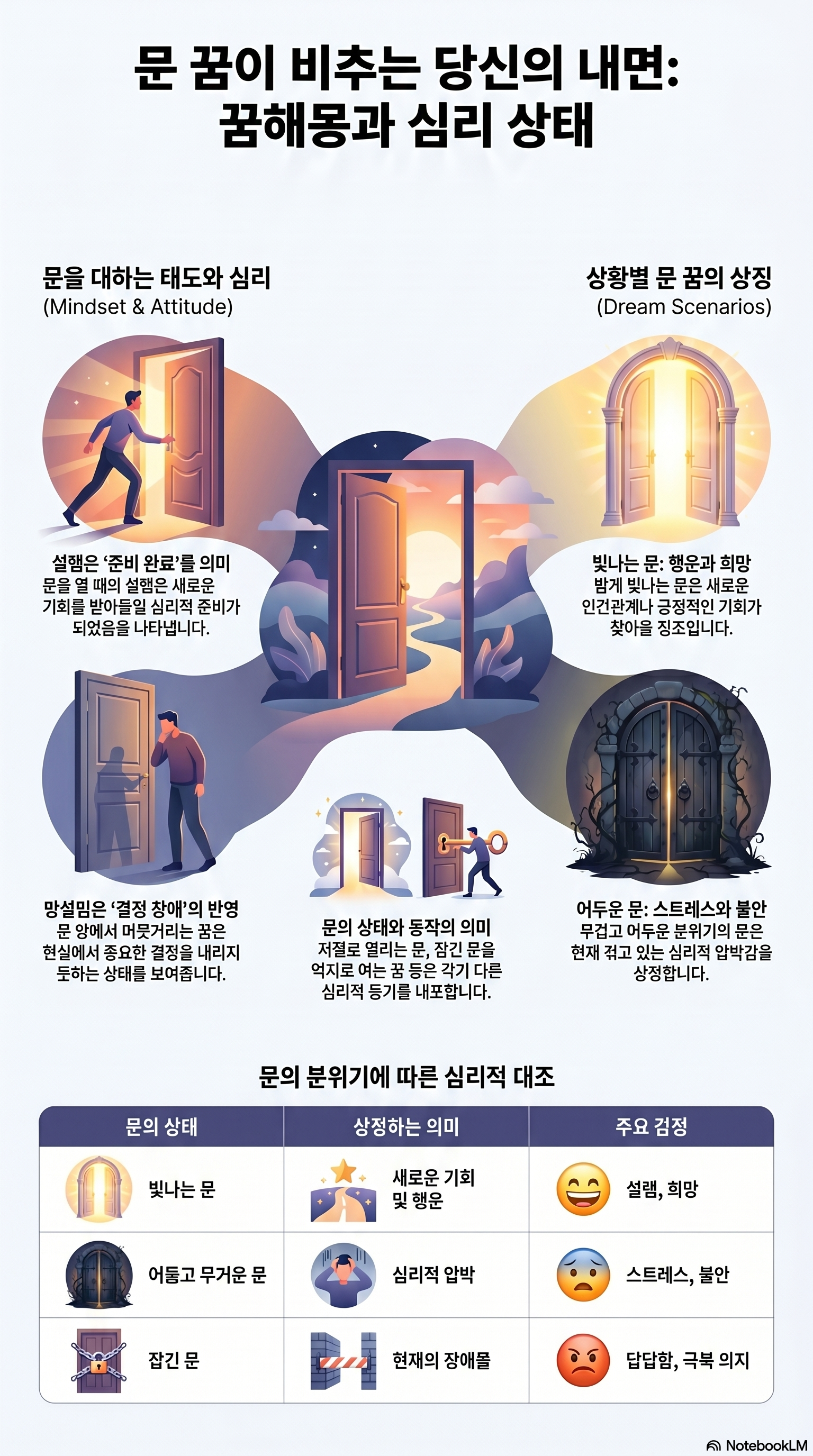 거대한 문을 통과하는 꿈