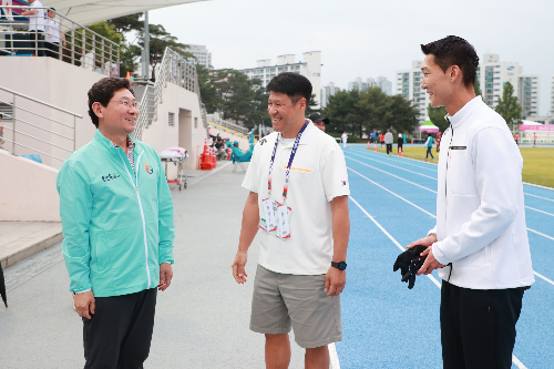 이상일 용인특례시장, 높이뛰기 우상혁 선수 로마 다이아몬드리그 우승 축하