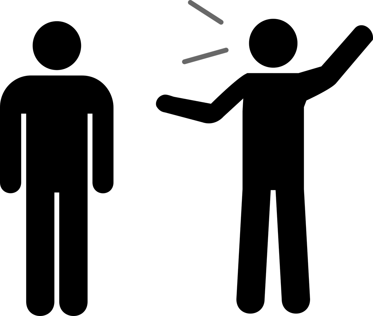 사람들과 대화하는 그림