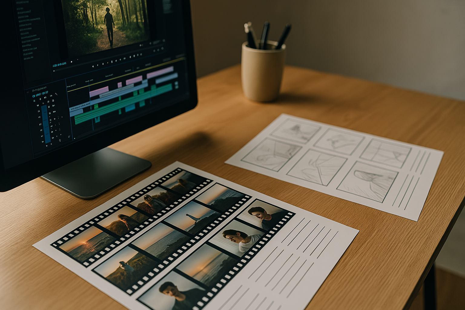 콘텐츠의 완성은 편집(Ai생성이미지)