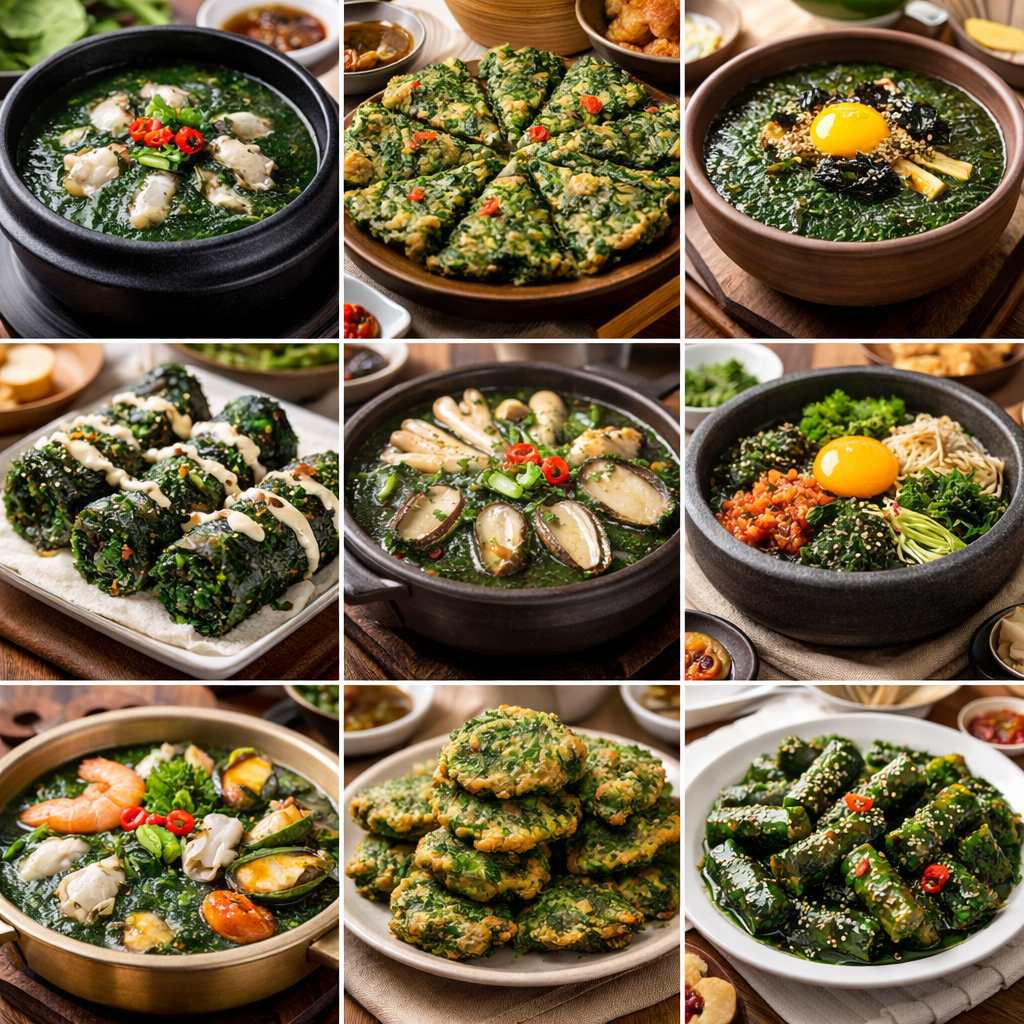 전라남도 매생이 요리