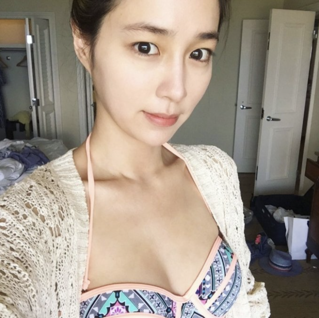이민정 수영복 셀카