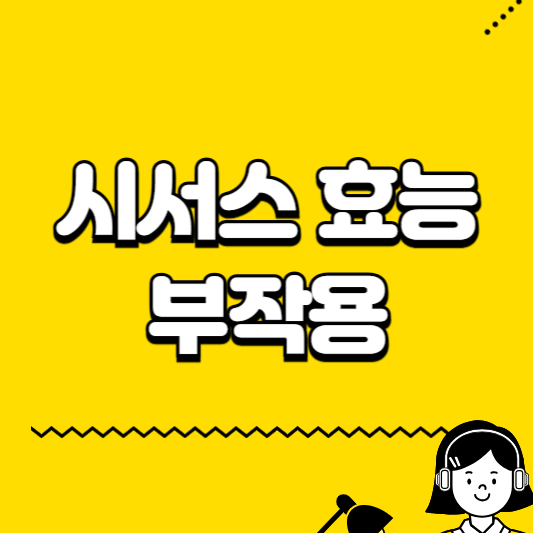 시서스 효능 부작용