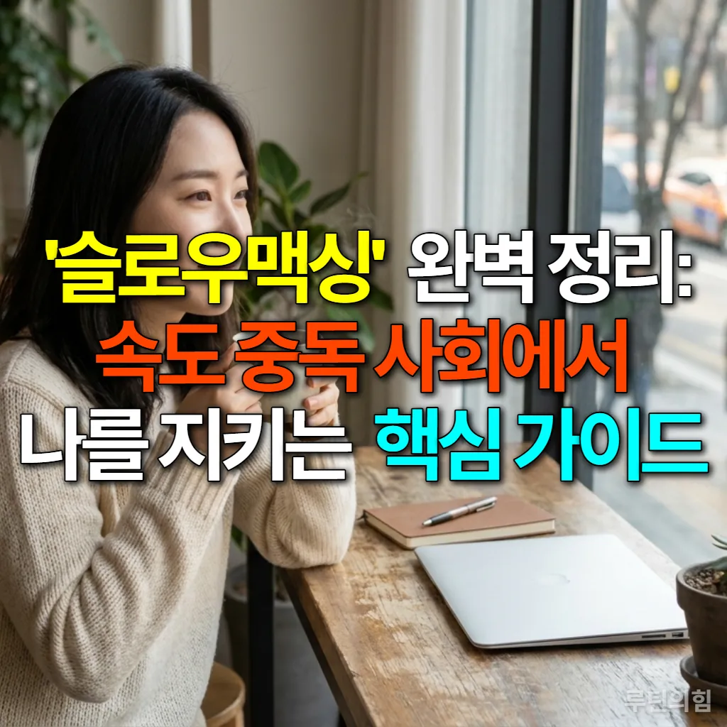 창가에 앉아 차를 마시며 여유를 즐기는 한국 여성