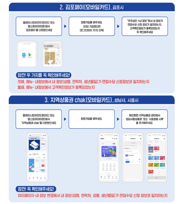 청년면접수당공고문